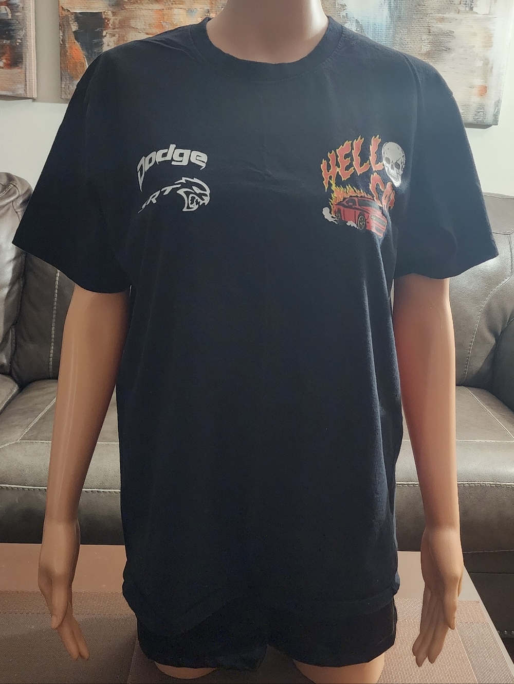 Dodge Hellcat Reason Collab Black Graphic Tee